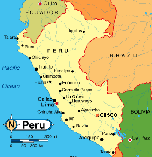 Peru Hunting Map - Los Gauchos Outfitters
